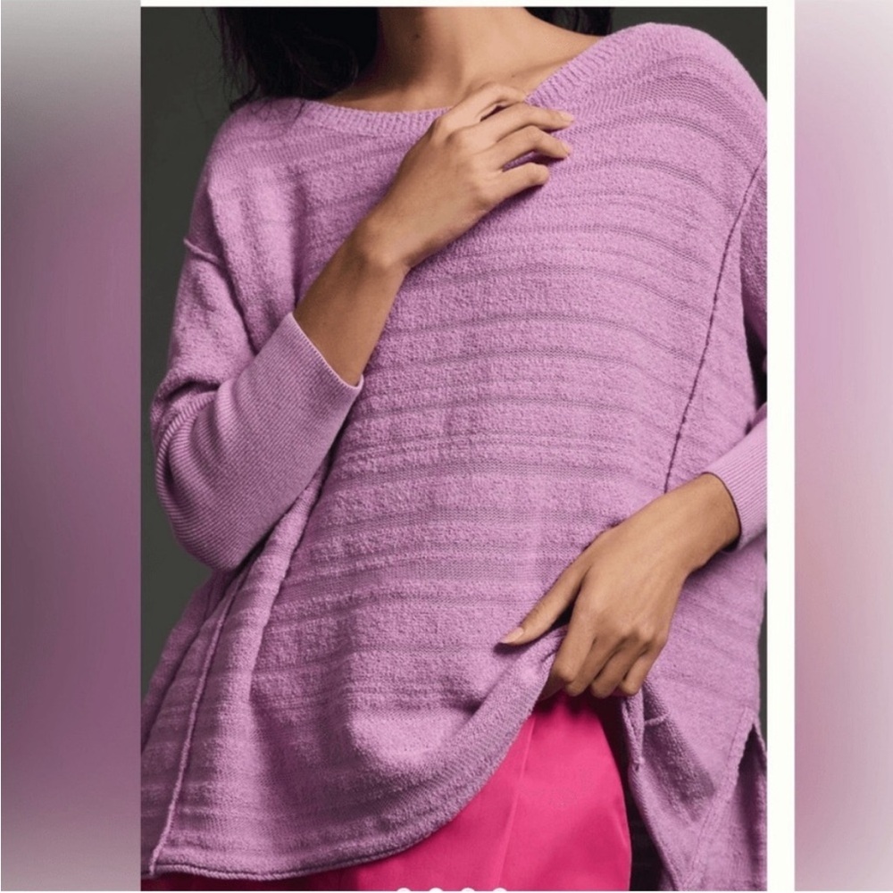 Anthropologie Pilcro lavender mid sleeve tunic
